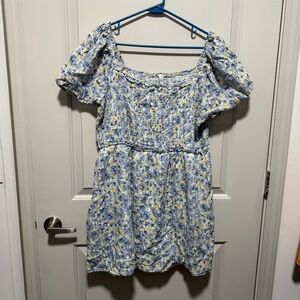 Floral Off-Shoulder Dress American Eagle